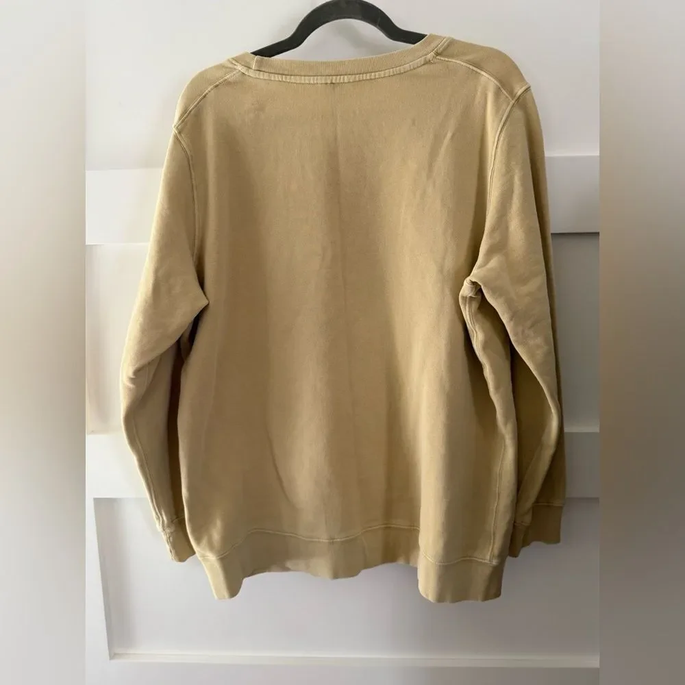 Roots Beige Tree Graphic Sweater